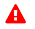 A white exclamation point contained within a red triangle.